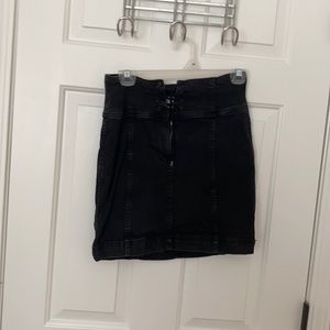 Bodycon FreePeople black skirt